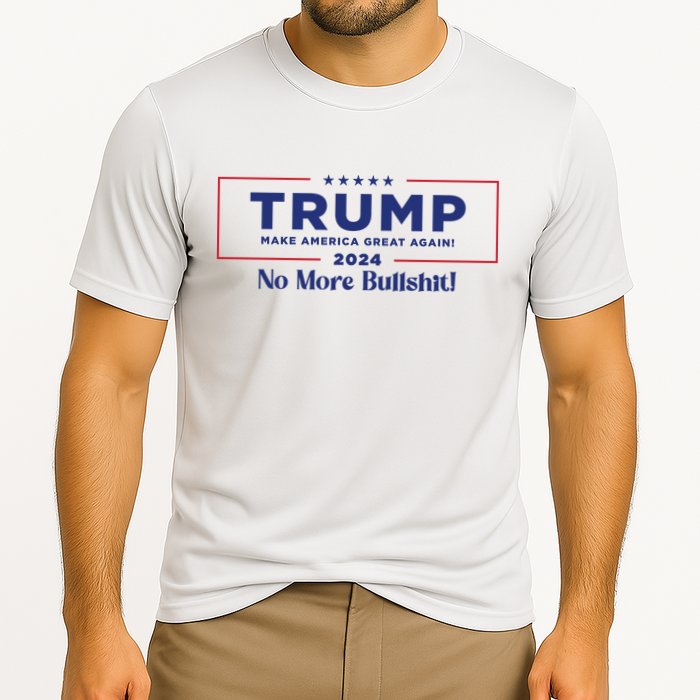 Trump 2024 No More Bullshit Performance Shirt