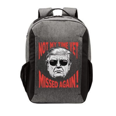 Trump 2024 Not My Time Yet Humor Vector Backpack