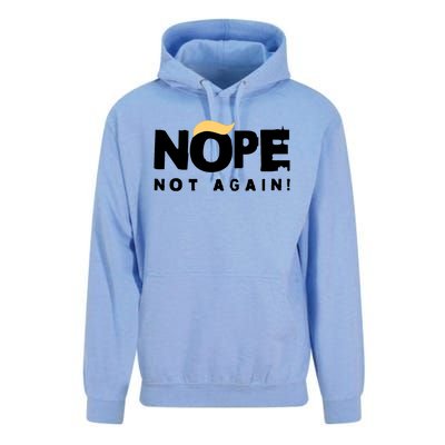 Trump 2024 Nope Not Again Funny Trump Unisex Surf Hoodie