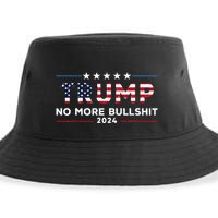 Trump 2024 No More Bullshit Political Sustainable Bucket Hat