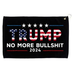 Trump 2024 No More Bullshit Political Grommeted Golf Towel