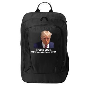 Trump 2024 Now More Than Ever Mugshot Political City Backpack