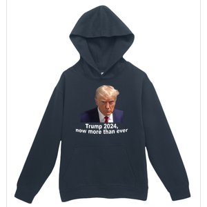 Trump 2024 Now More Than Ever Mugshot Political Urban Pullover Hoodie