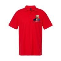 Trump 2024 Now More Than Ever Mugshot Political Softstyle Adult Sport Polo