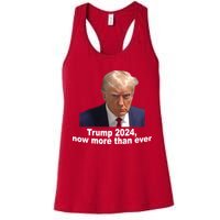 Trump 2024 Now More Than Ever Mugshot Political Womens Tank Top