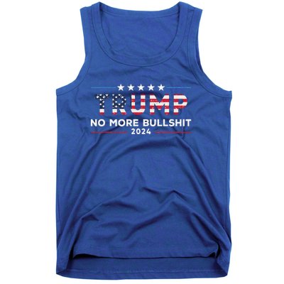 Trump 2024 No More Bullshit Political Tank Top