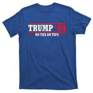 Trump 2024 No Tax On Tips Cute Gift Take America Back 2024 Trump Gift T-Shirt