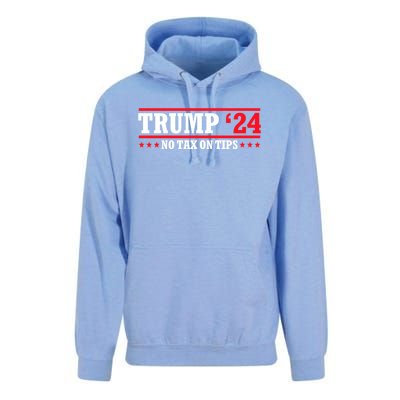 Trump 2024 No Tax On Tips Cute Gift Take America Back 2024 Trump Gift Unisex Surf Hoodie