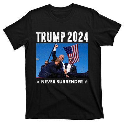 Trump 2024 Never Surrender Trump Assassinated T-Shirt