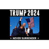 Trump 2024 Never Surrender Trump Assassinated Bumper Sticker