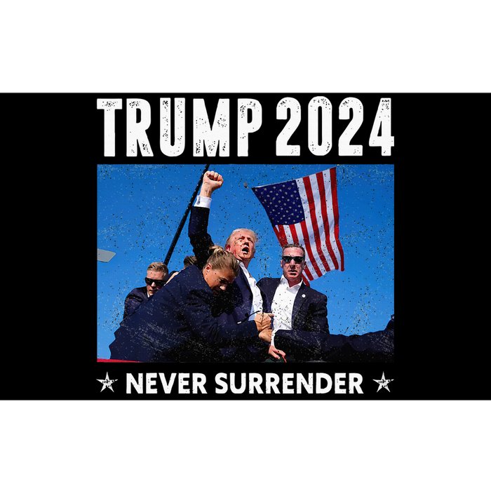 Trump 2024 Never Surrender Trump Assassinated Bumper Sticker