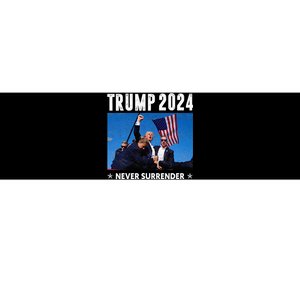 Trump 2024 Never Surrender Trump Assassinated Bumper Sticker