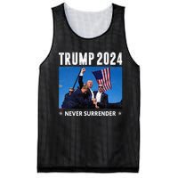 Trump 2024 Never Surrender Trump Assassinated Mesh Reversible Basketball Jersey Tank