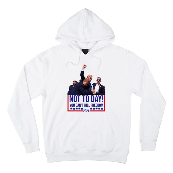 Trump 2024 Not Today You Cant Kill Freedom Hoodie