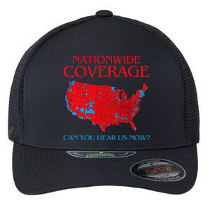 Trump 2024 Nationwide Coverage Can You Hear Us Now Flexfit Unipanel Trucker Cap