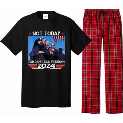 Trump 2024 Not Today You Cant Kill Freedom Stronger President Pajama Set