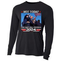 Trump 2024 Not Today You Cant Kill Freedom Stronger President Cooling Performance Long Sleeve Crew