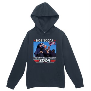 Trump 2024 Not Today You Cant Kill Freedom Stronger President Urban Pullover Hoodie