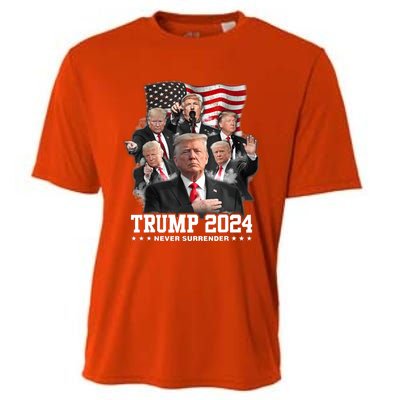 Trump 2024 Neversurrender I Stand With Trump 2024 Funny Gift Funny Gift Cooling Performance Crew T-Shirt