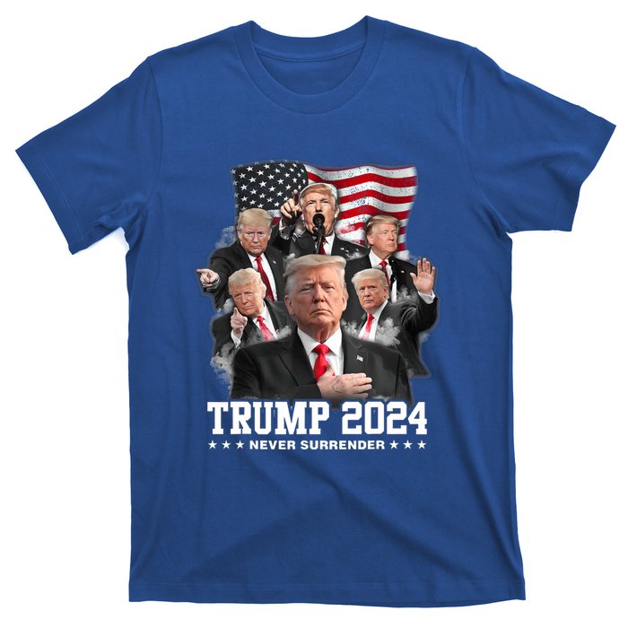 Trump 2024 Neversurrender I Stand With Trump 2024 Funny Gift Funny Gift T-Shirt