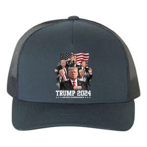 Trump 2024 Neversurrender I Stand With Trump 2024 Funny Gift Funny Gift Yupoong Adult 5-Panel Trucker Hat