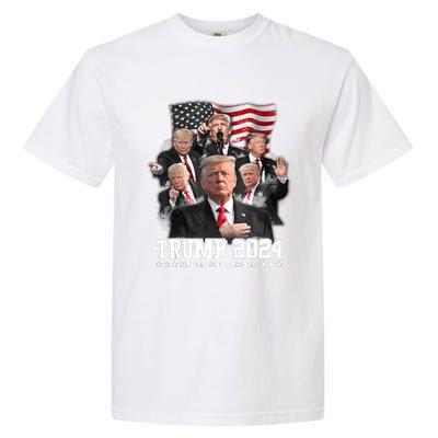 Trump 2024 Neversurrender I Stand With Trump 2024 Funny Gift Funny Gift Garment-Dyed Heavyweight T-Shirt