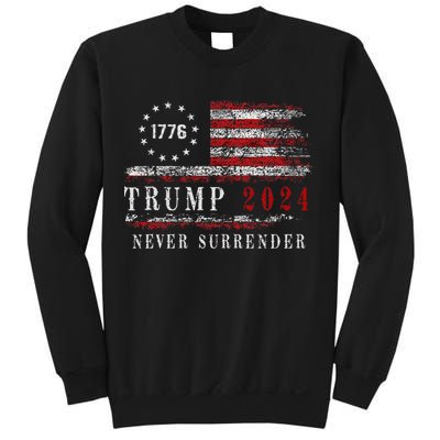 Trump 2024 Never Surrender President Legend Sweatshirt