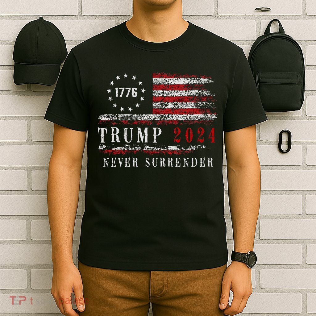 Trump 2024 Never Surrender President Legend T-Shirt