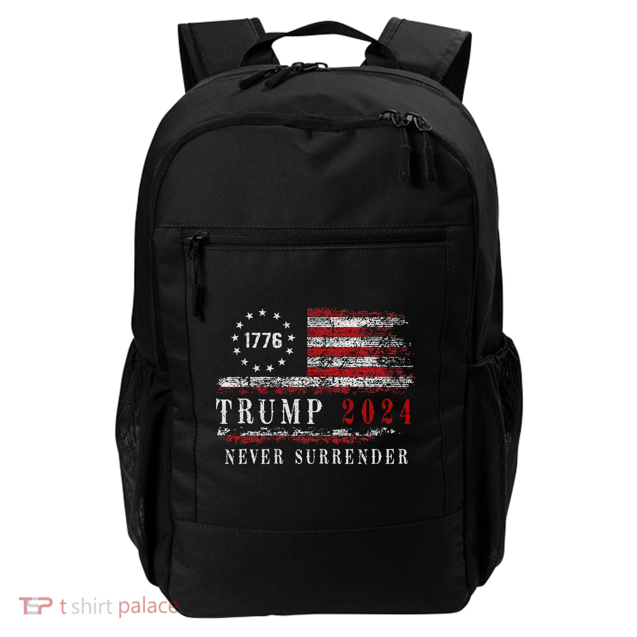 Trump 2024 Never Surrender President Legend Backpack