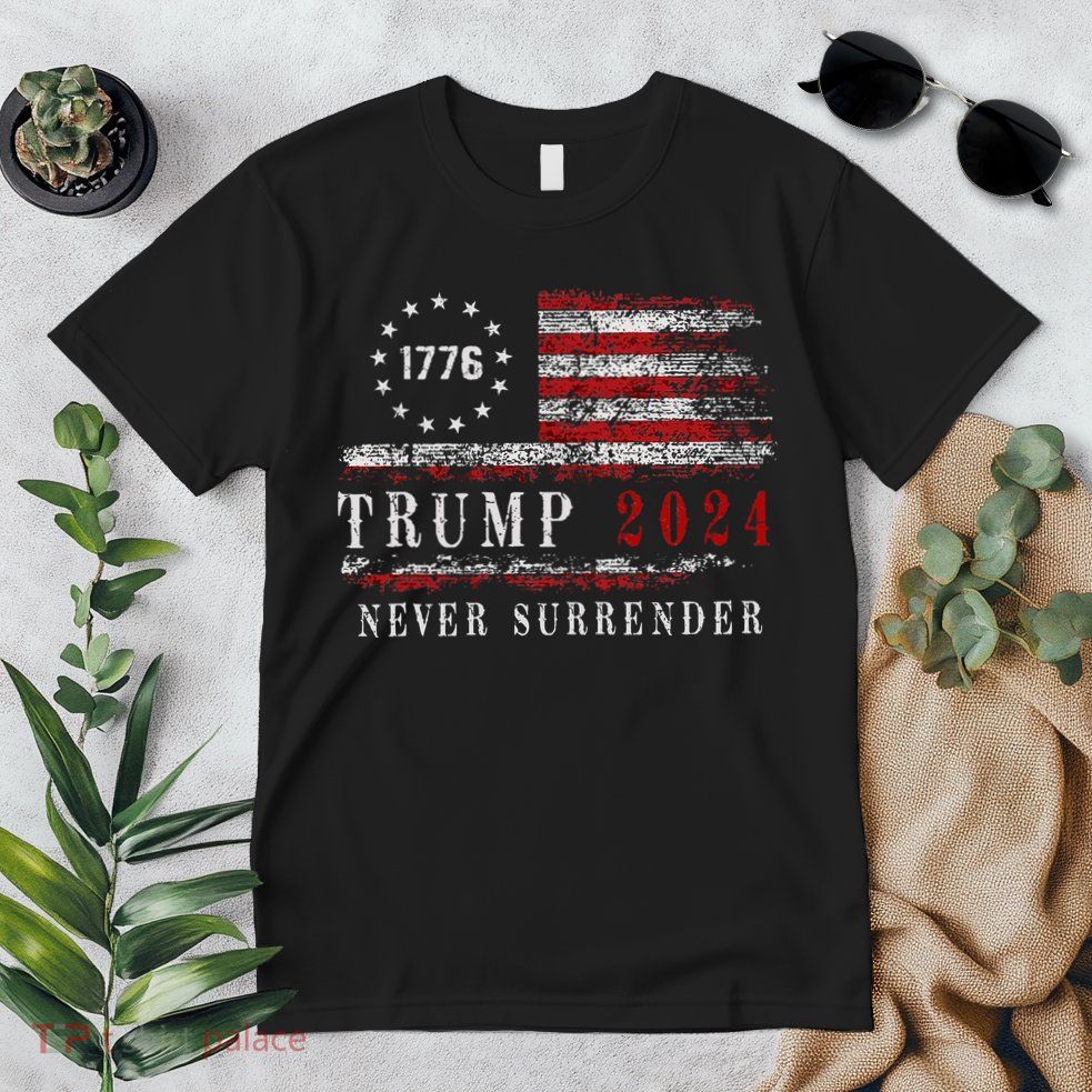 Trump 2024 Never Surrender President Legend Premium T-Shirt