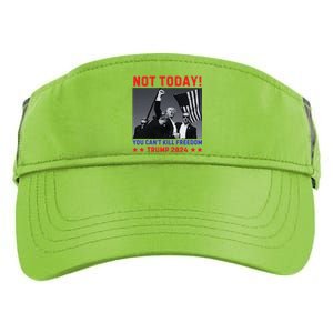 Trump 2024 Not Today! Trump Assassination Attempt Adult Drive Performance Visor