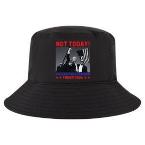 Trump 2024 Not Today! Trump Assassination Attempt Cool Comfort Performance Bucket Hat