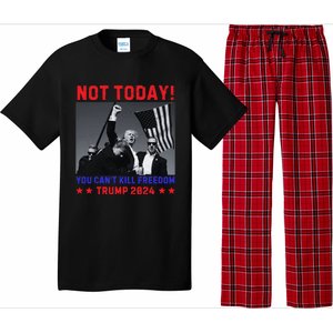 Trump 2024 Not Today! Trump Assassination Attempt Pajama Set