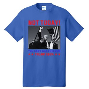 Trump 2024 Not Today! Trump Assassination Attempt Tall T-Shirt