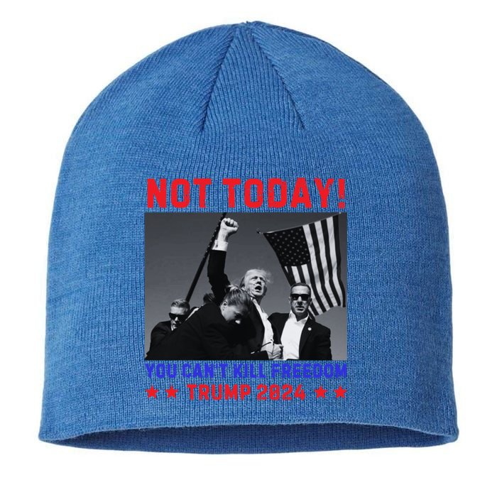 Trump 2024 Not Today! Trump Assassination Attempt Sustainable Beanie