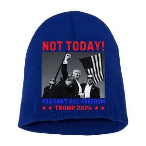 Trump 2024 Not Today! Trump Assassination Attempt Short Acrylic Beanie