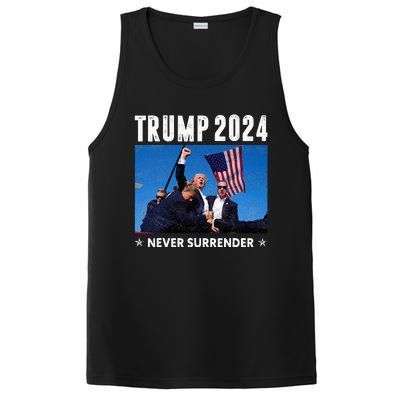 Trump 2024 Never Surrender Trump Assassinated PosiCharge Competitor Tank