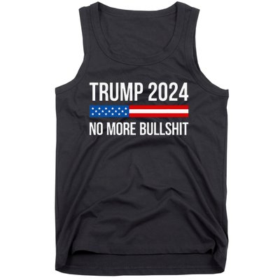 Trump 2024 No More Bullshit Tank Top