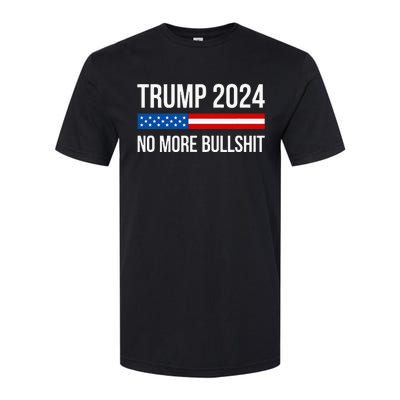 Trump 2024 No More Bullshit Softstyle CVC T-Shirt