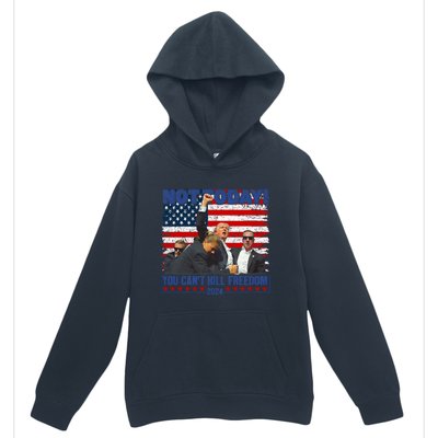 Trump 2024 Not Today You CanT Kill Freedom Urban Pullover Hoodie