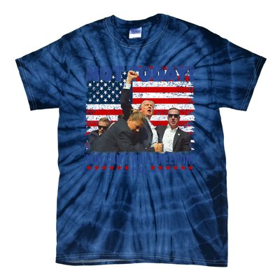 Trump 2024 Not Today You CanT Kill Freedom Tie-Dye T-Shirt