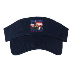 Trump 2024 Not Today You CanT Kill Freedom Valucap Bio-Washed Visor