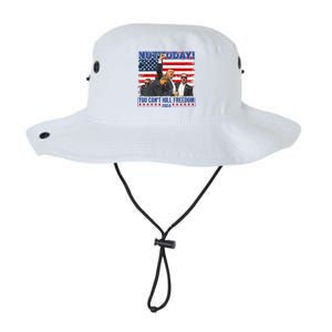 Trump 2024 Not Today You CanT Kill Freedom Legacy Cool Fit Booney Bucket Hat