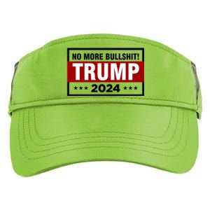 Trump 2024 No More BS Save America USA Vote Adult Drive Performance Visor