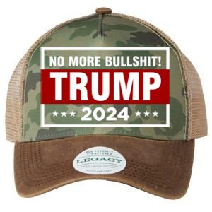 Trump 2024 No More BS Save America USA Vote Legacy Tie Dye Trucker Hat