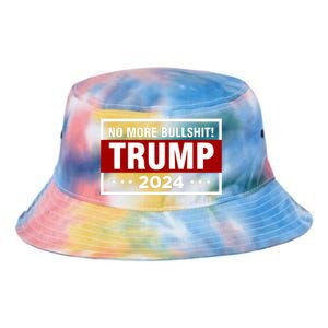 Trump 2024 No More BS Save America USA Vote Tie Dye Newport Bucket Hat