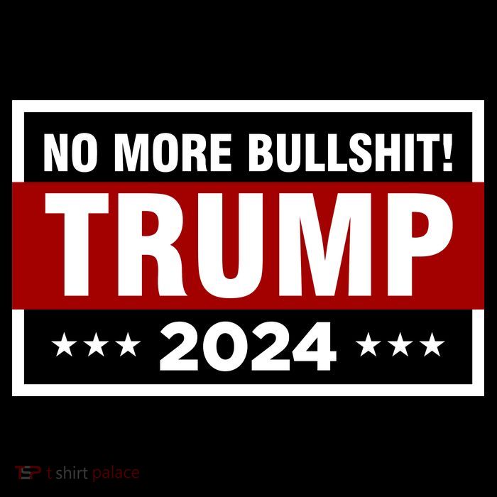 Trump 2024 No More BS Save America USA Vote Flatbill Hat