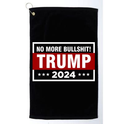 Trump 2024 No More BS Save America USA Vote Golf Towel