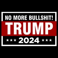 Trump 2024 No More BS Save America USA Vote Wool Snapback Cap