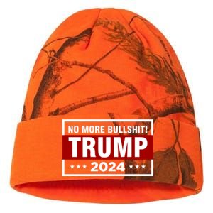 Trump 2024 No More BS Save America USA Vote Kati Licensed 12" Camo Beanie